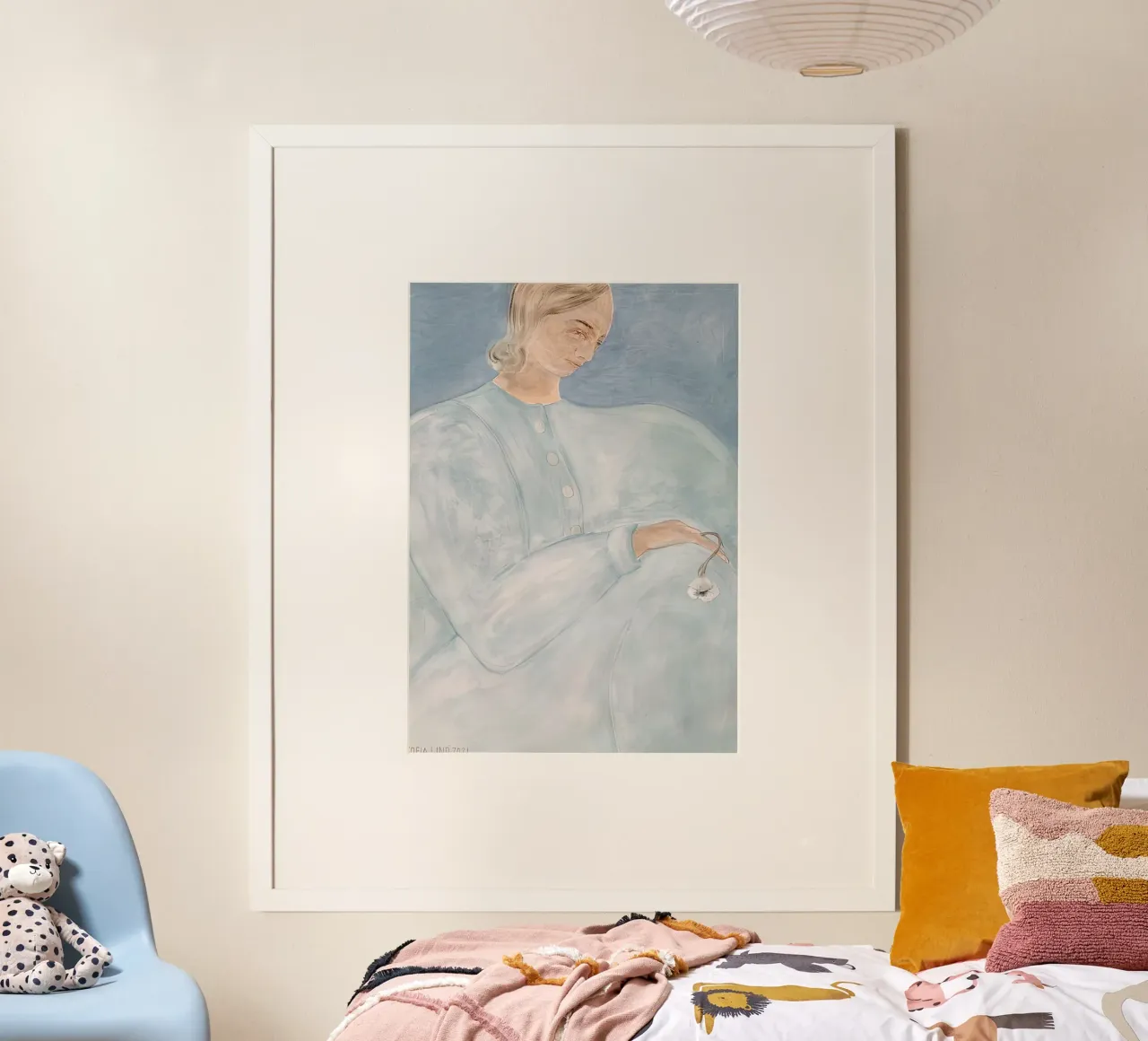 Sofia Lind 13 poster con telaio in legno da Sonya Noel