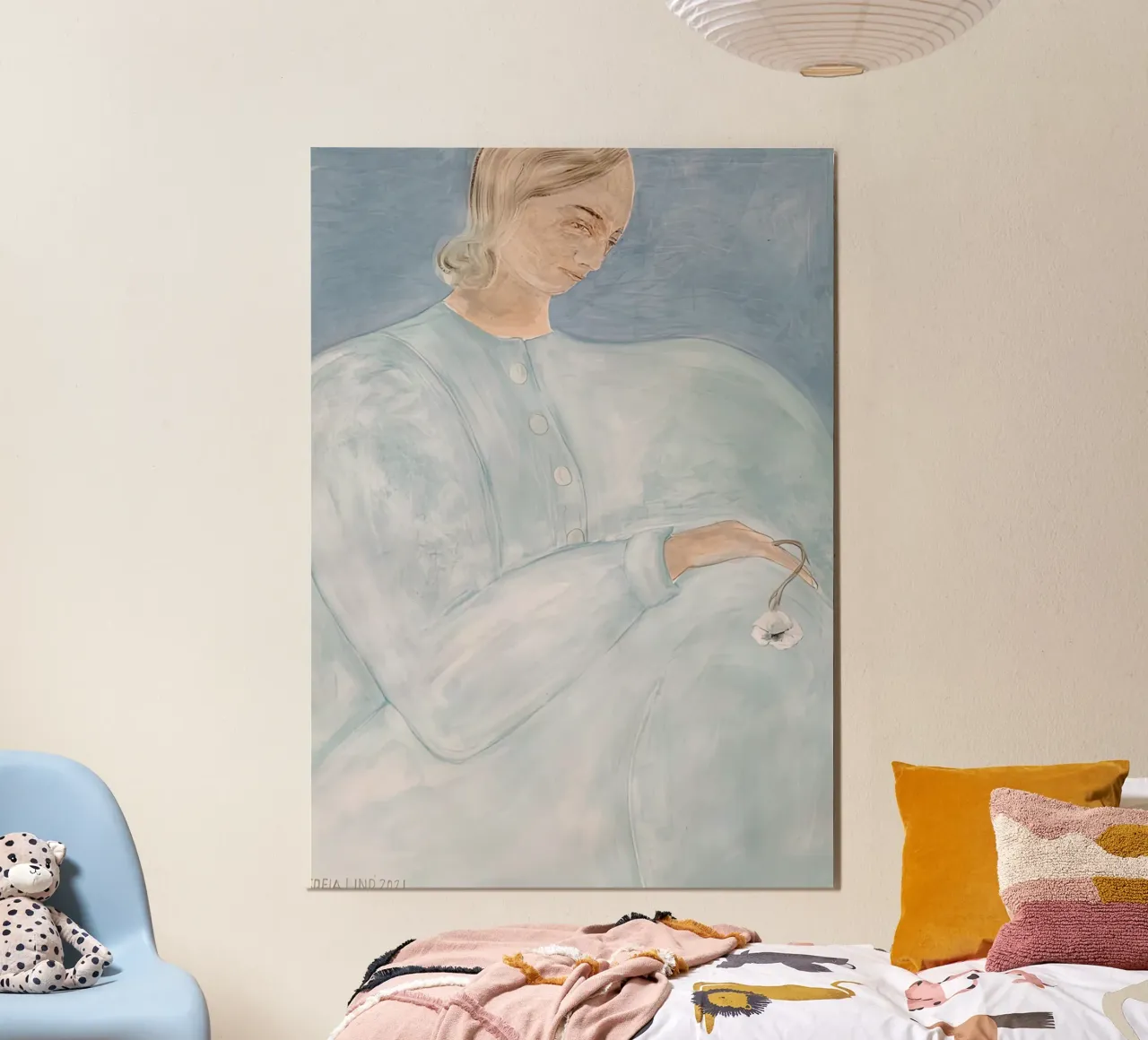 Sofia Lind 13 poster con telaio in legno da Sonya Noel