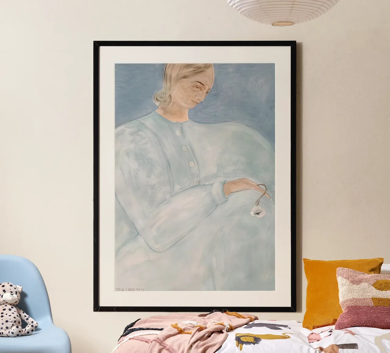 Sofia Lind 13 poster con telaio in legno da Sonya Noel