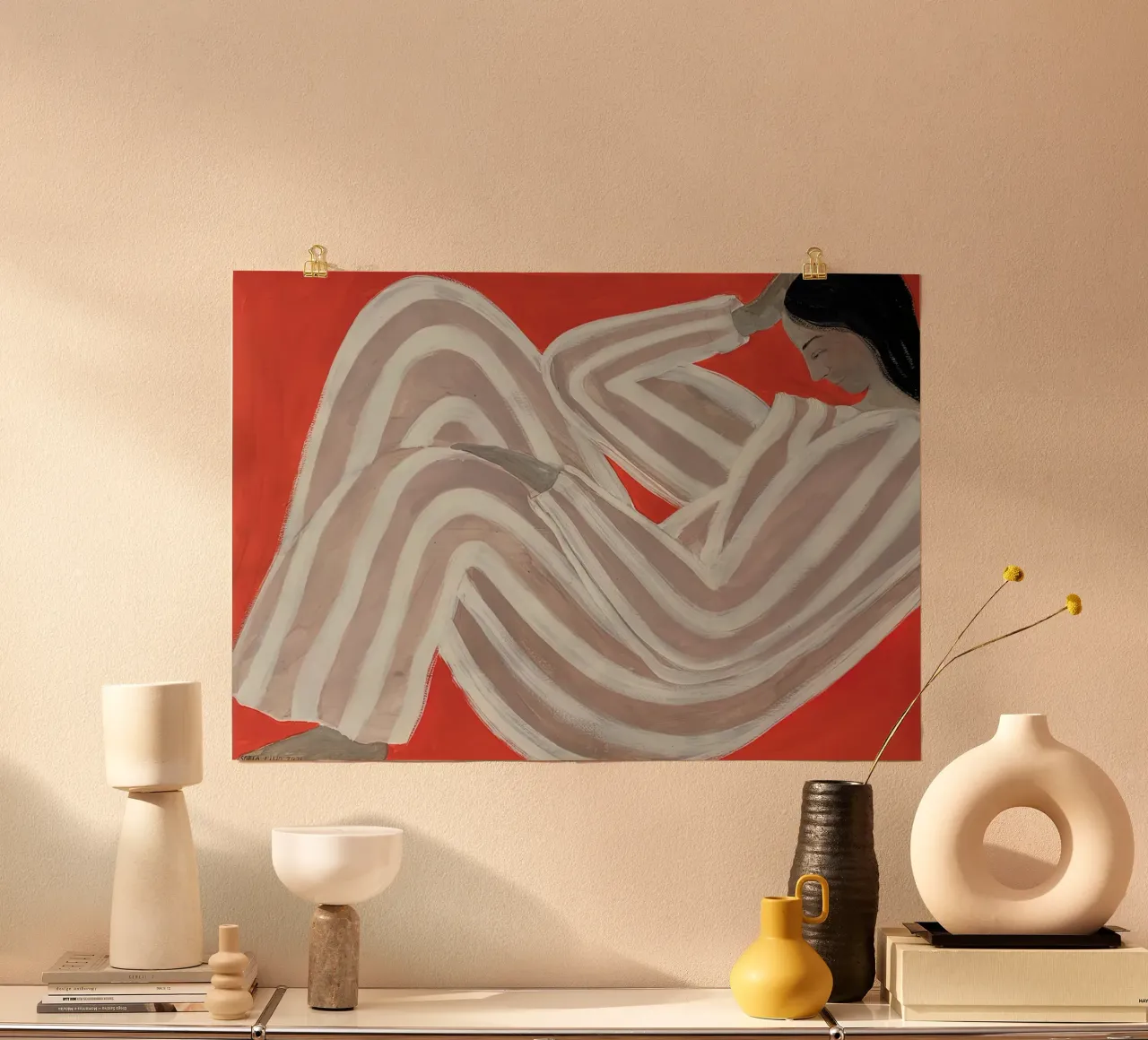 Sofia Lind 15 poster con telaio in legno da Sonya Noel