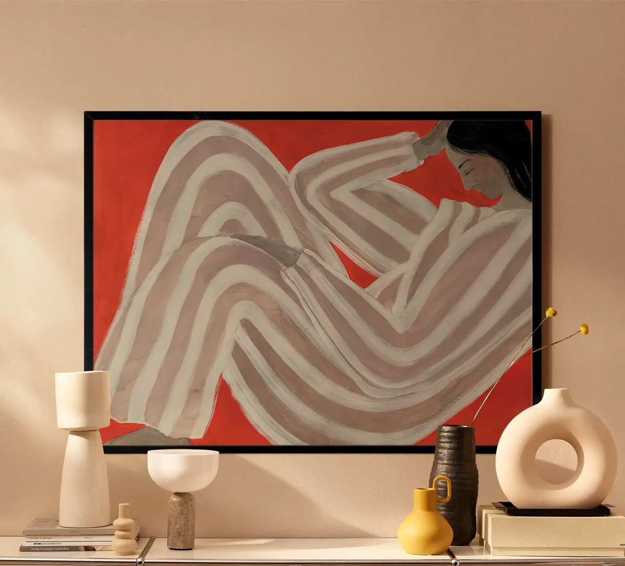 Sofia Lind 15 poster con telaio in legno da Sonya Noel