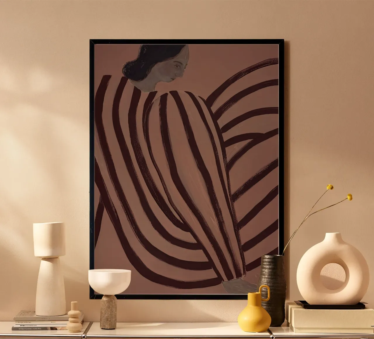 Sofia Lind 17 poster con telaio in alluminio da Sonya Noel