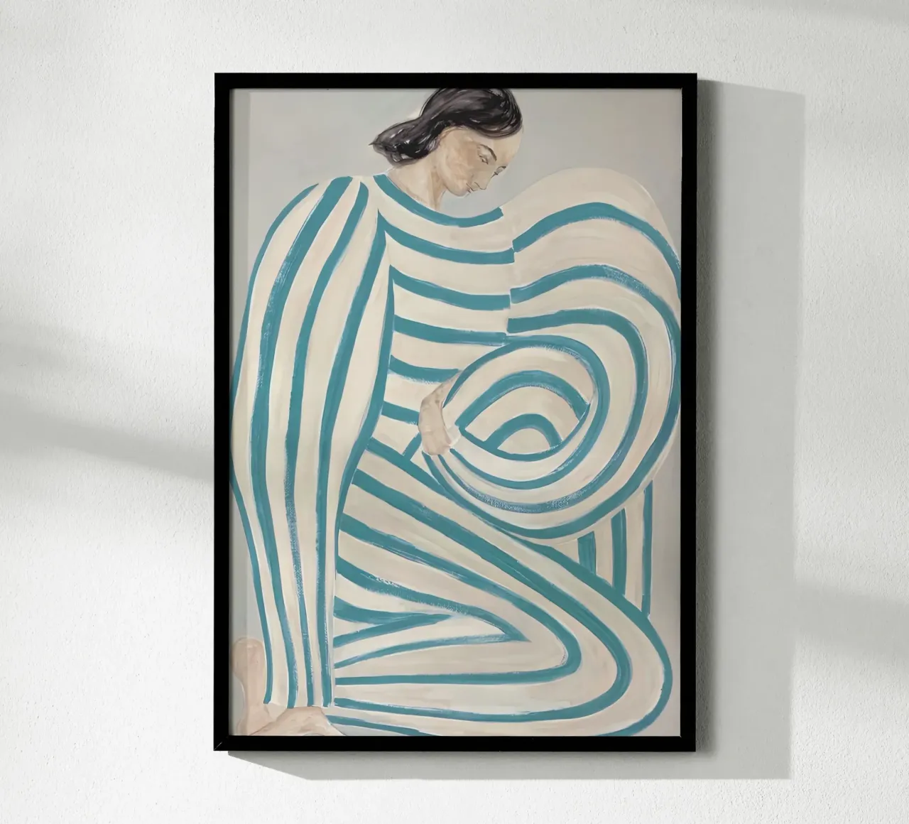 Sofia Lind 18 poster con telaio in legno da Sonya Noel