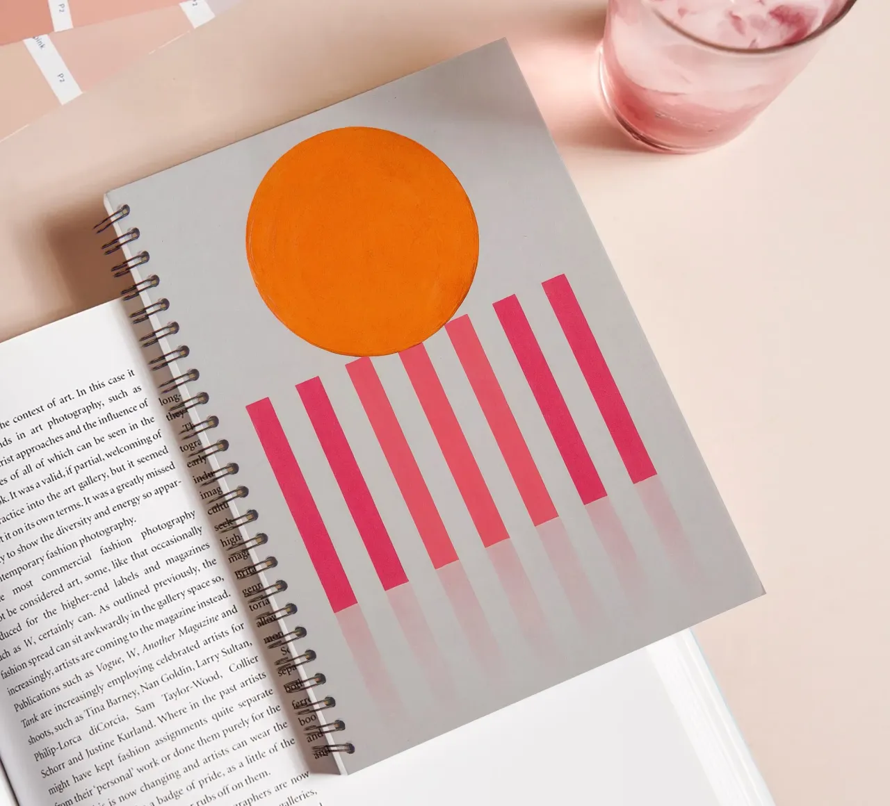 Sun Over Structure spiral notebook by SMPLE