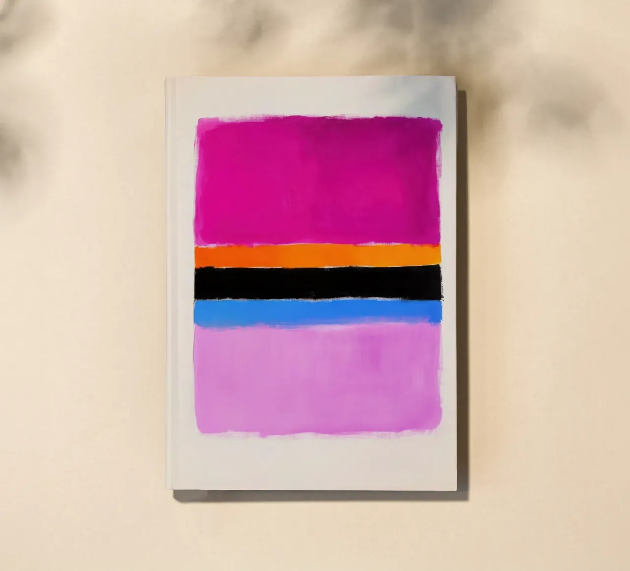 Minimalist colour composition notebook by Euphoria Theresa