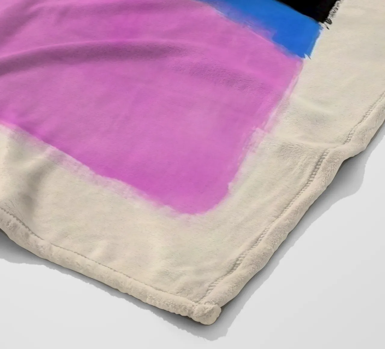 Composizione cromatica minimalista coperta in pile da Euphoria Theresa