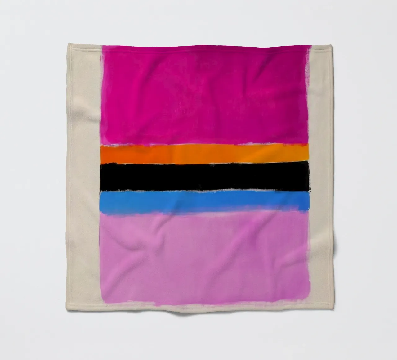 Composizione cromatica minimalista coperta in pile da Euphoria Theresa