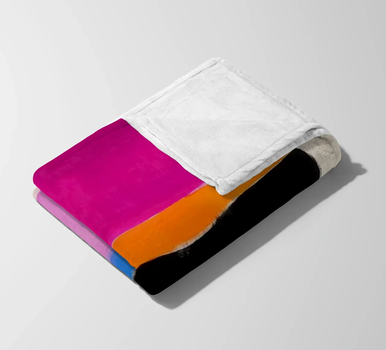 Composizione cromatica minimalista coperta in pile da Euphoria Theresa