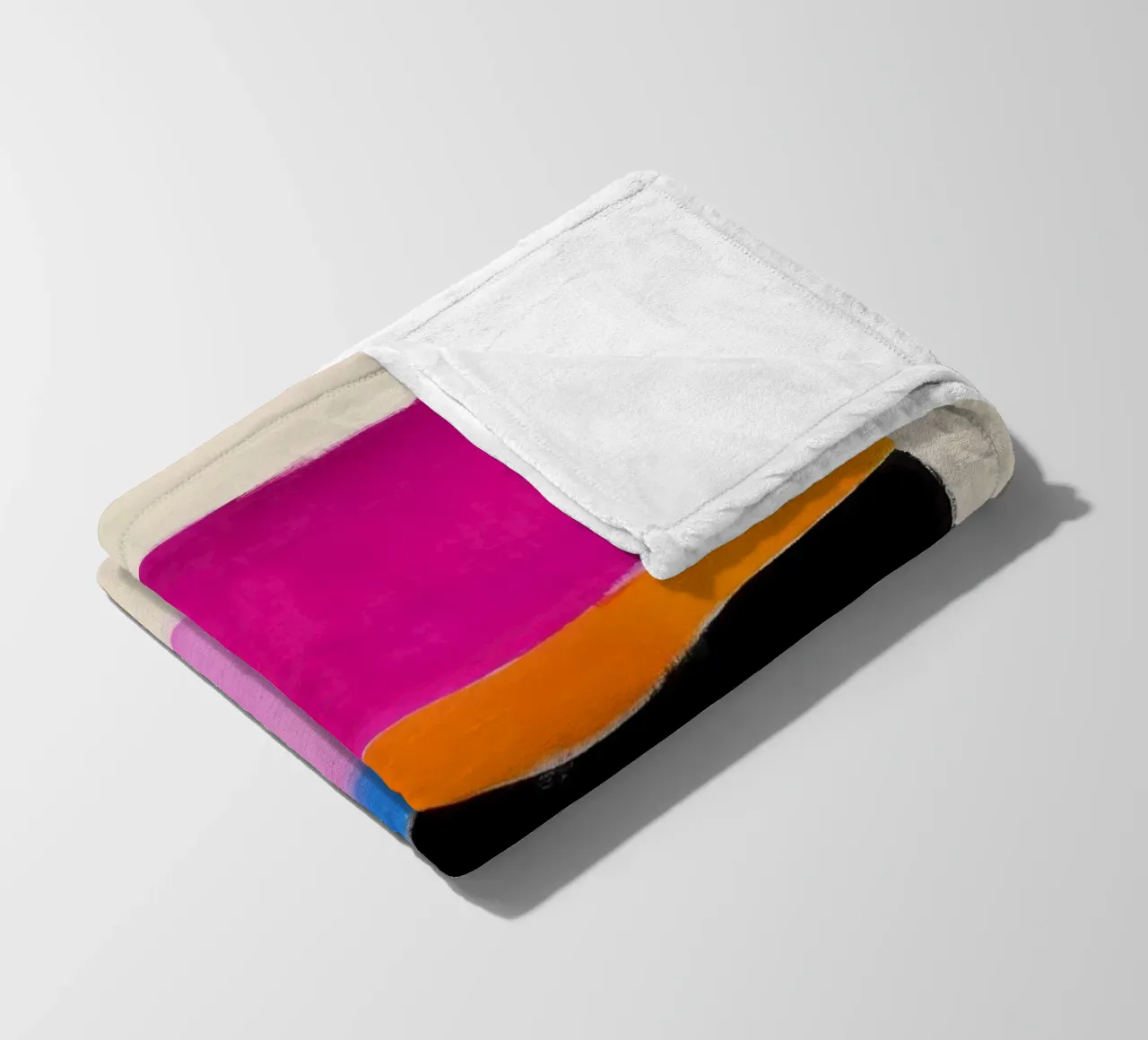 Composizione cromatica minimalista coperta in pile da Euphoria Theresa
