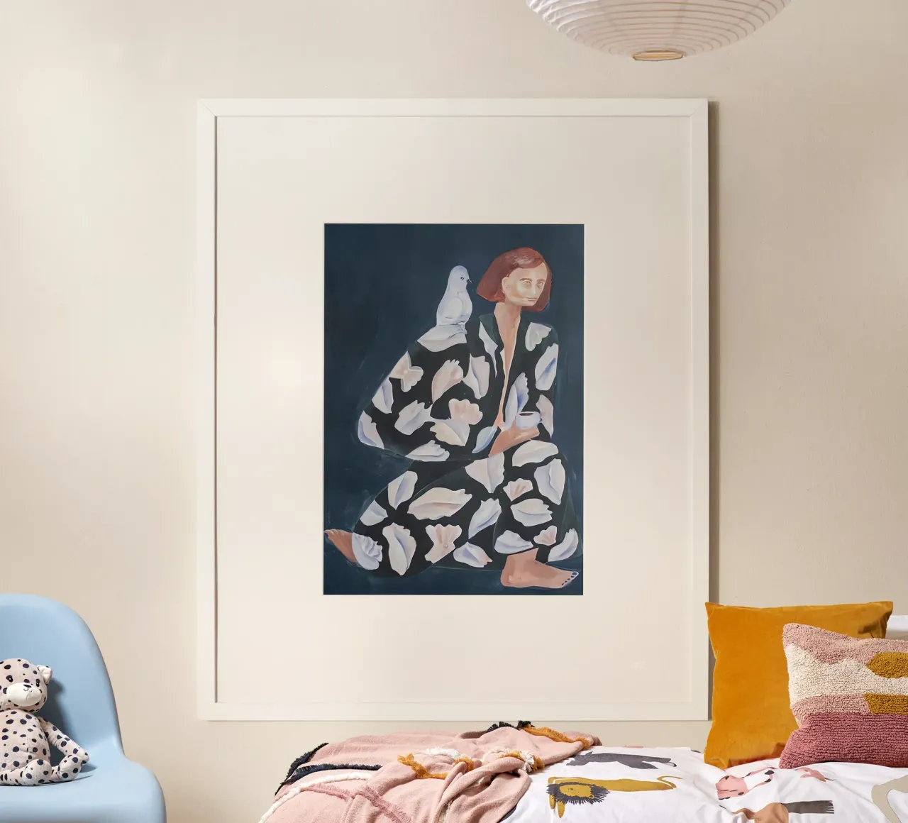 Sofia Lind 22 poster con telaio in legno da Sonya Noel