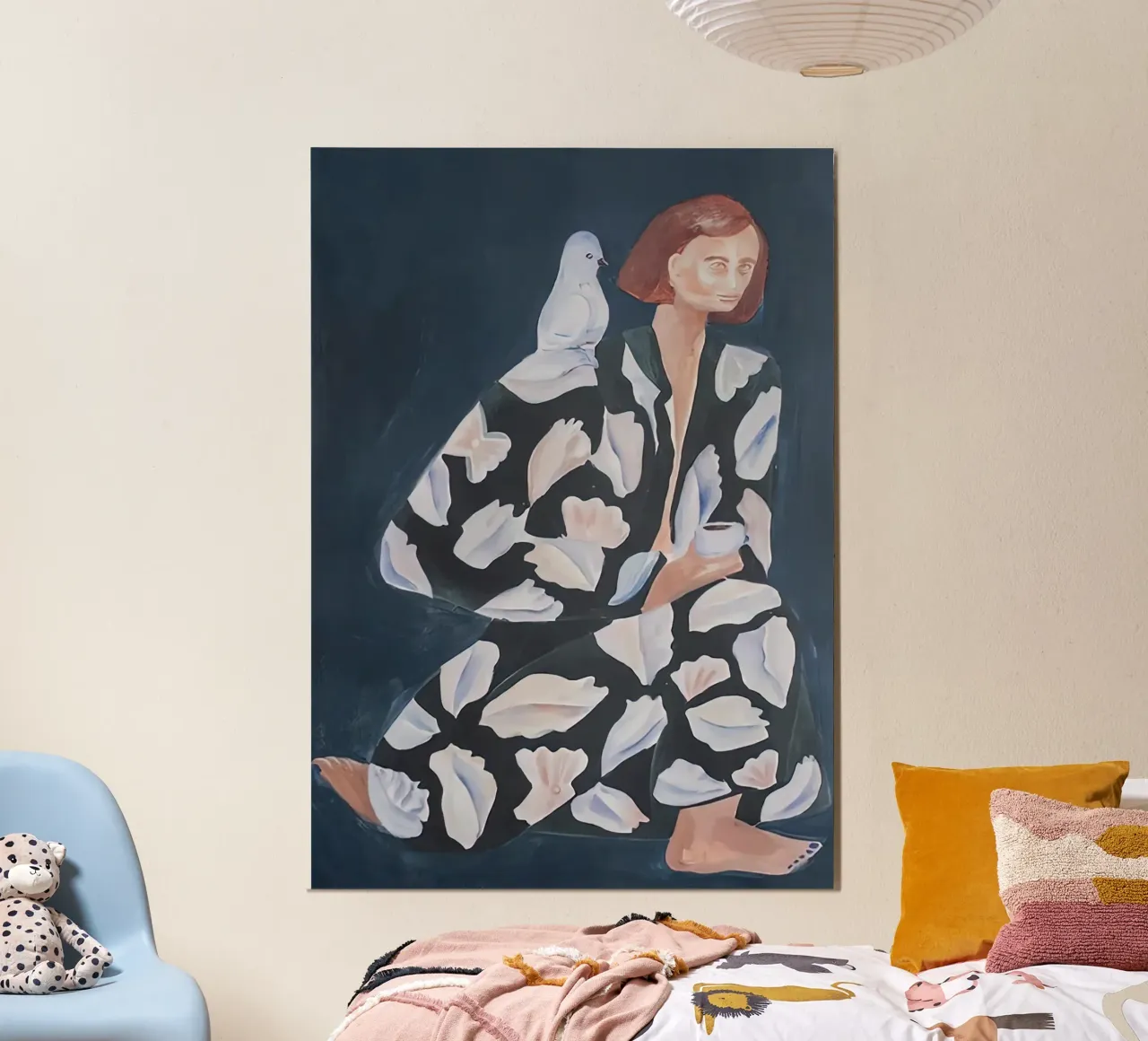 Sofia Lind 22 poster con telaio in legno da Sonya Noel