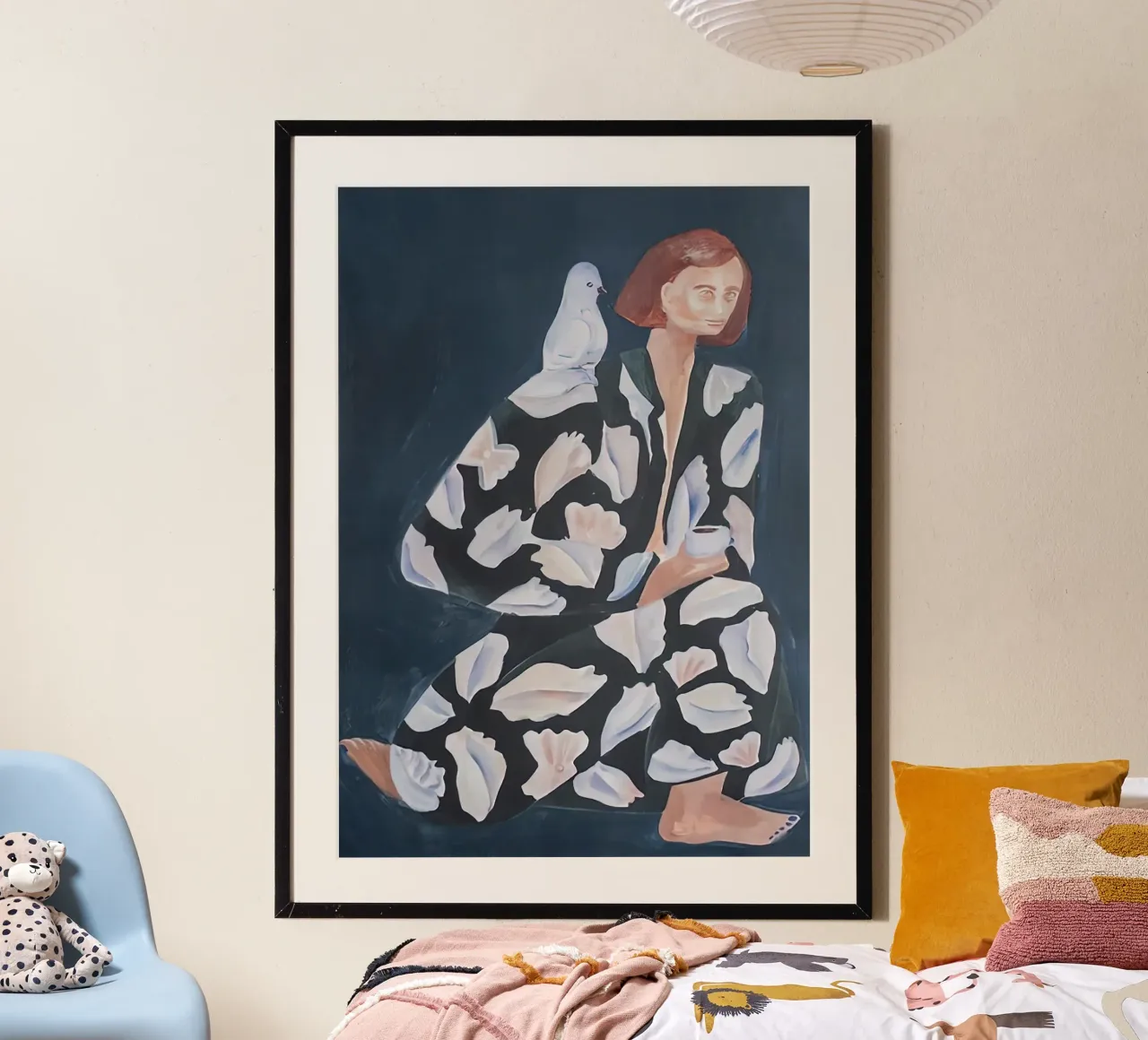 Sofia Lind 22 poster con telaio in legno da Sonya Noel