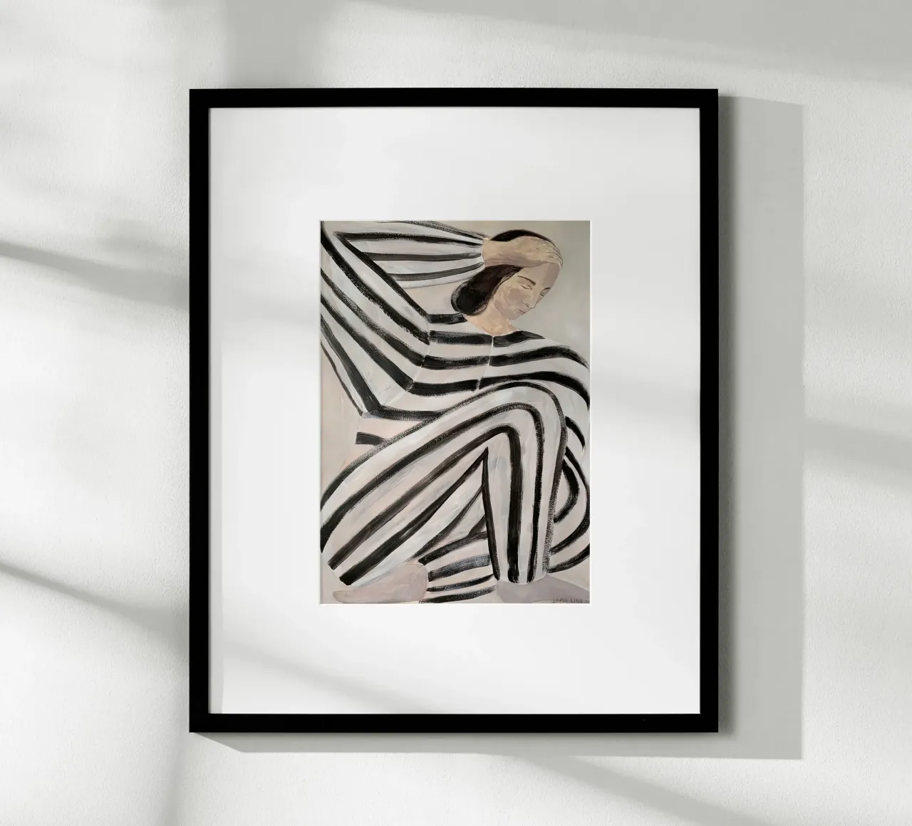 Sofia Lind 23 poster con telaio in plastica da Sonya Noel