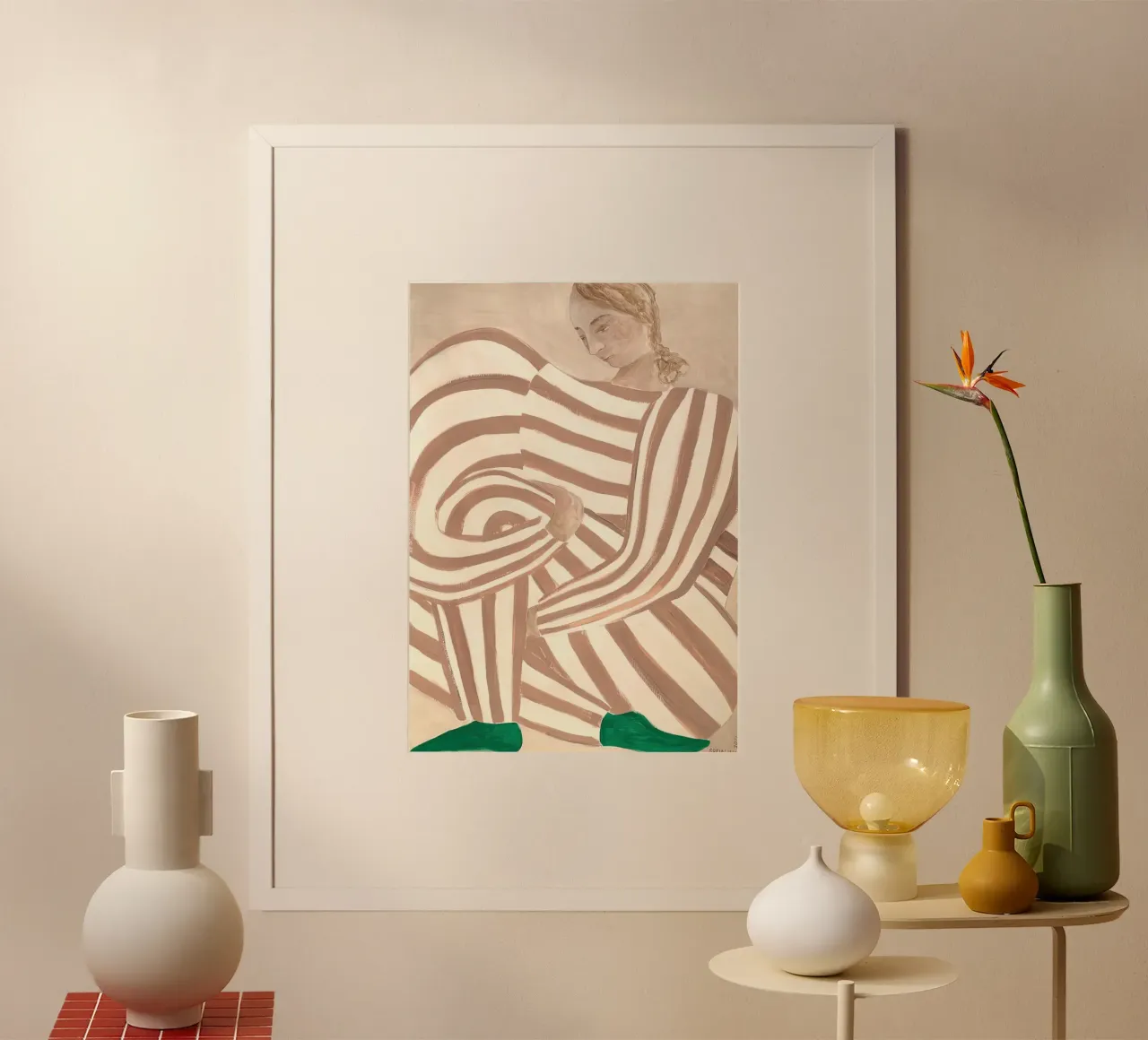 Sofia Lind 24 poster con telaio in alluminio da Sonya Noel