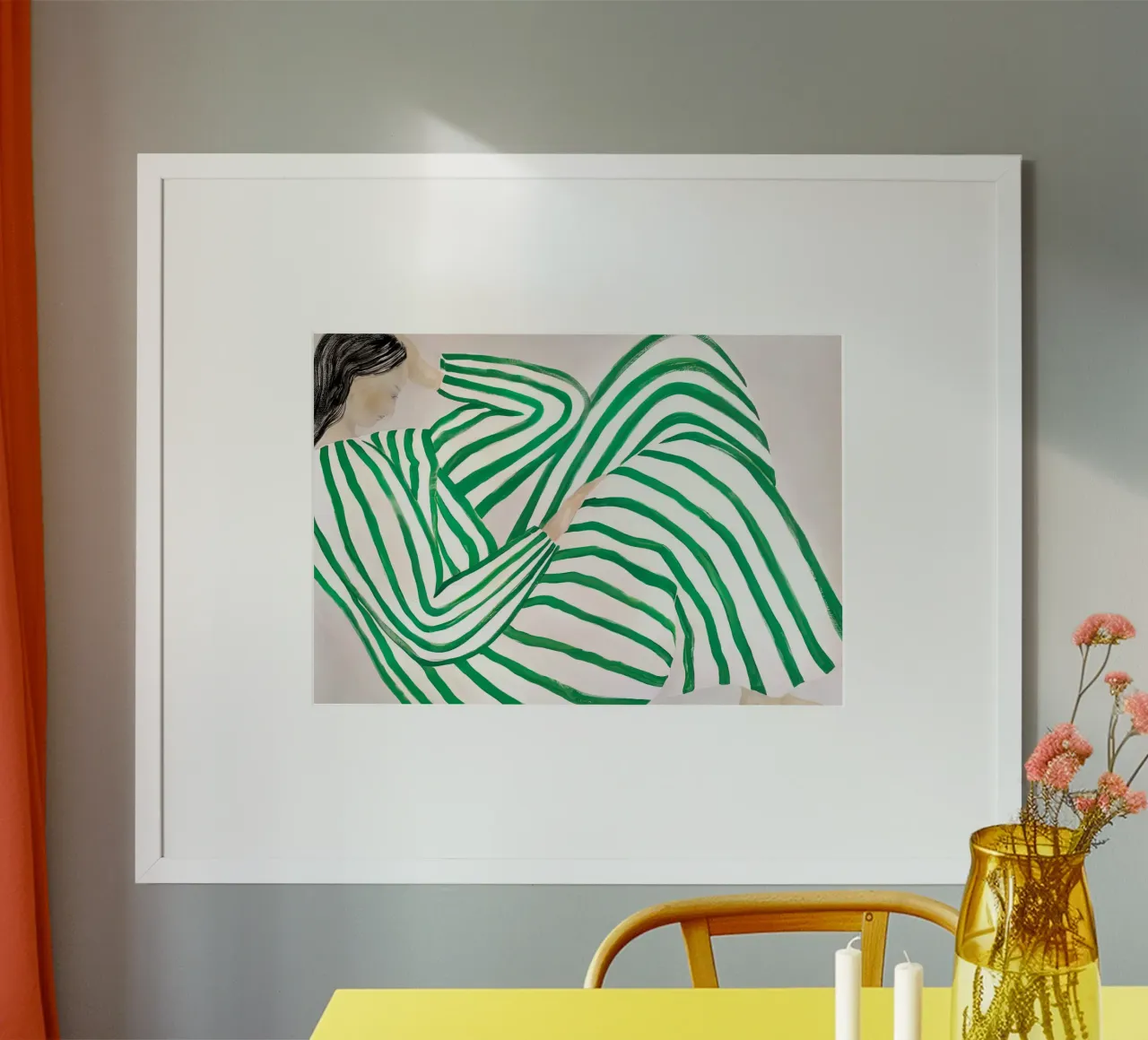 Sofia Lind 25 poster con telaio in legno da Sonya Noel