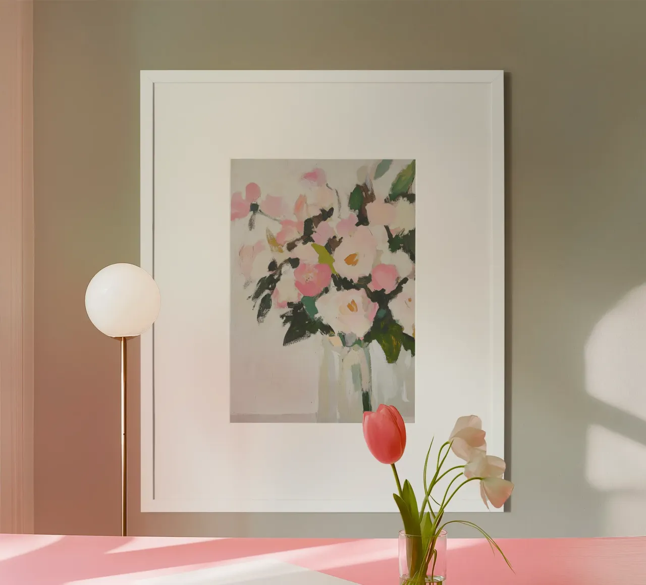 Fiori in vaso - Moderno e minimalista poster da Euphoria Theresa