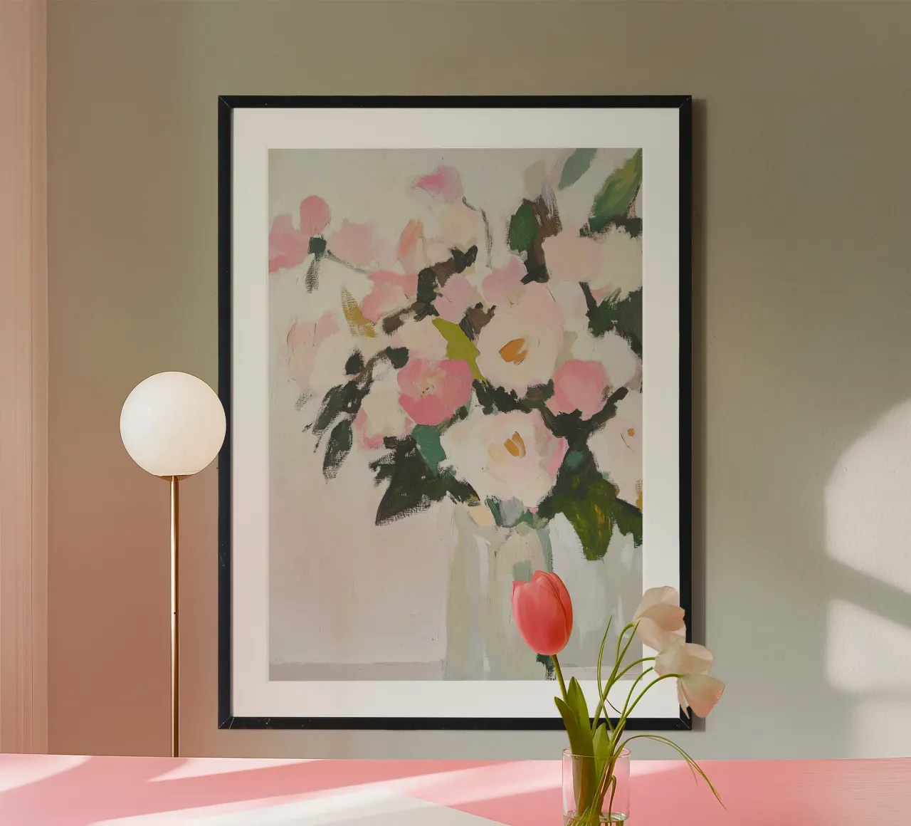 Fiori in vaso - Moderno e minimalista poster da Euphoria Theresa