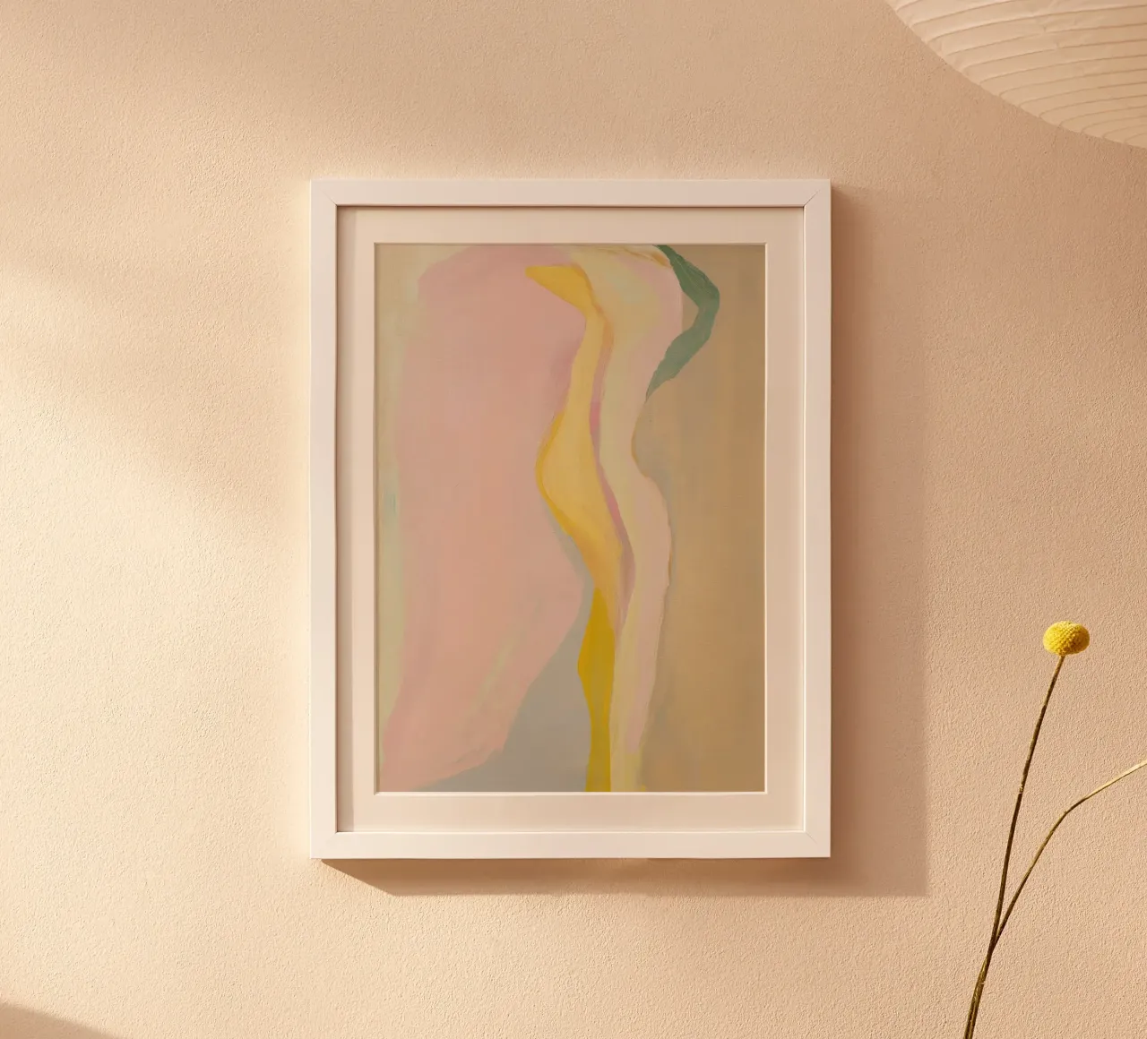 Forma femminile in colori pastello poster da Euphoria Theresa