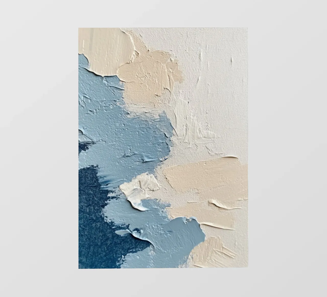 Texture in blu e crema pellicola backlit da Euphoria Theresa