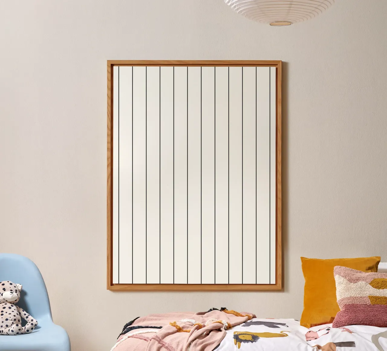 Minimal Basic Classic Stripes | Nero su bianco alluminio dibond da Beauty in Simplicity