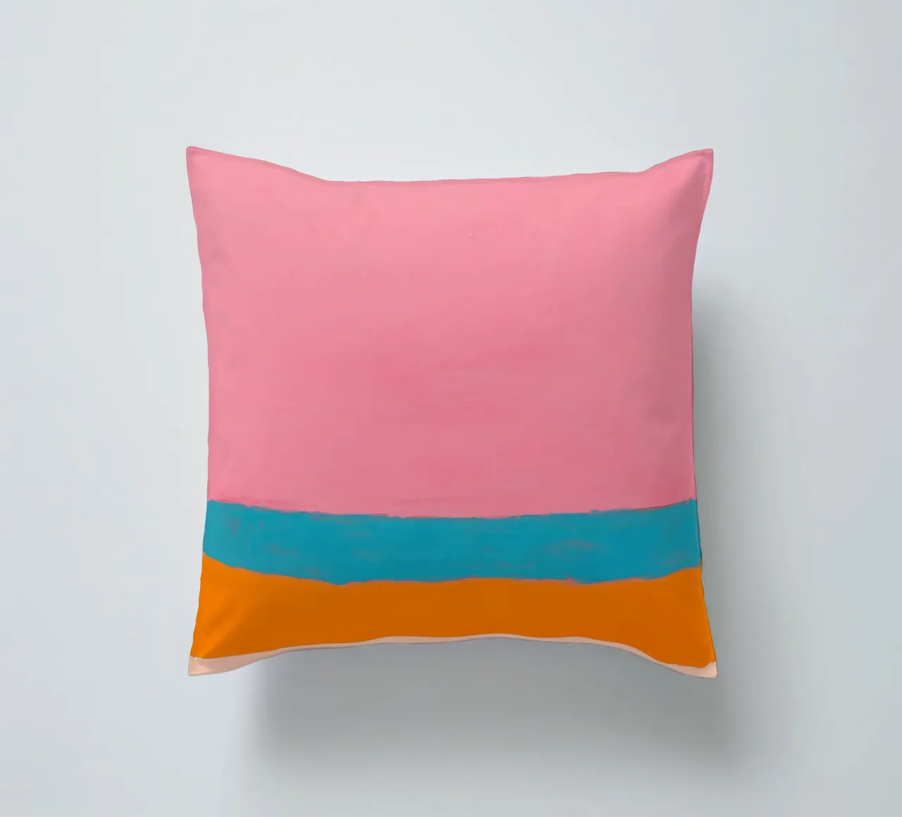 Linee minimaliste su rosa cuscino da Euphoria Theresa