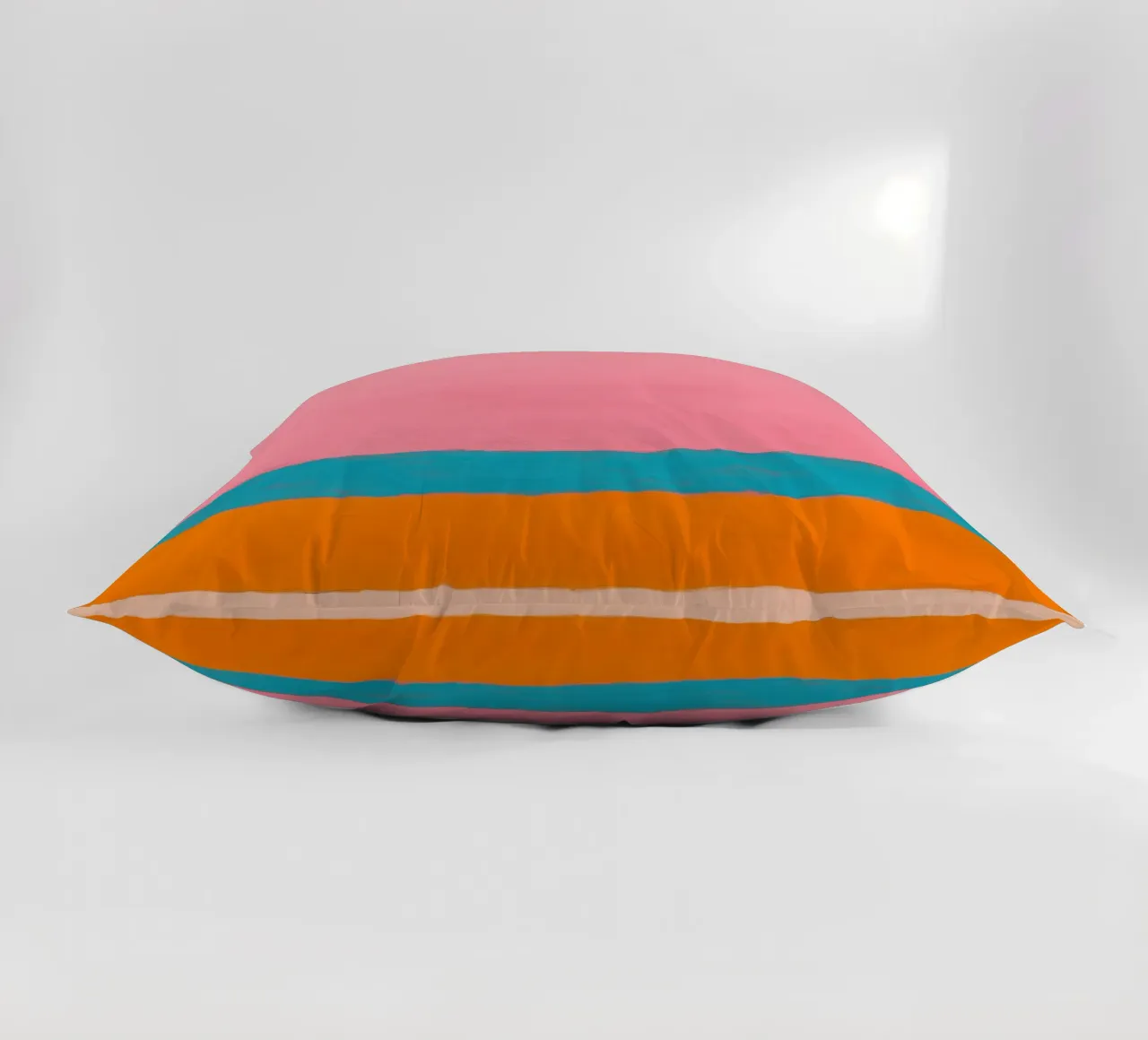 Linee minimaliste su rosa cuscino da Euphoria Theresa