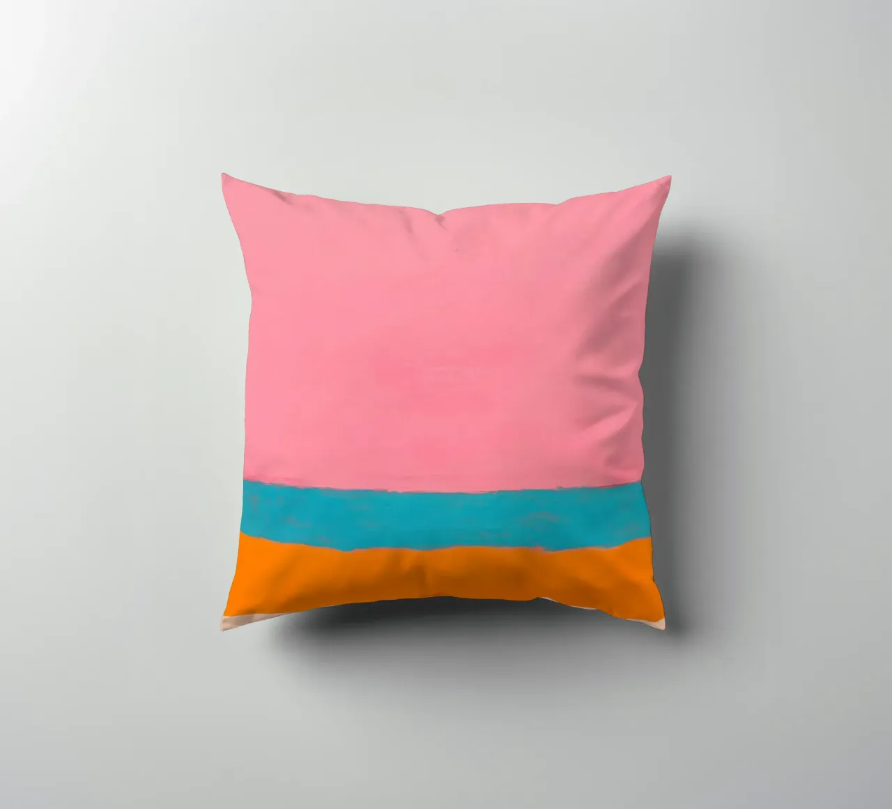 Linee minimaliste su rosa cuscino da Euphoria Theresa