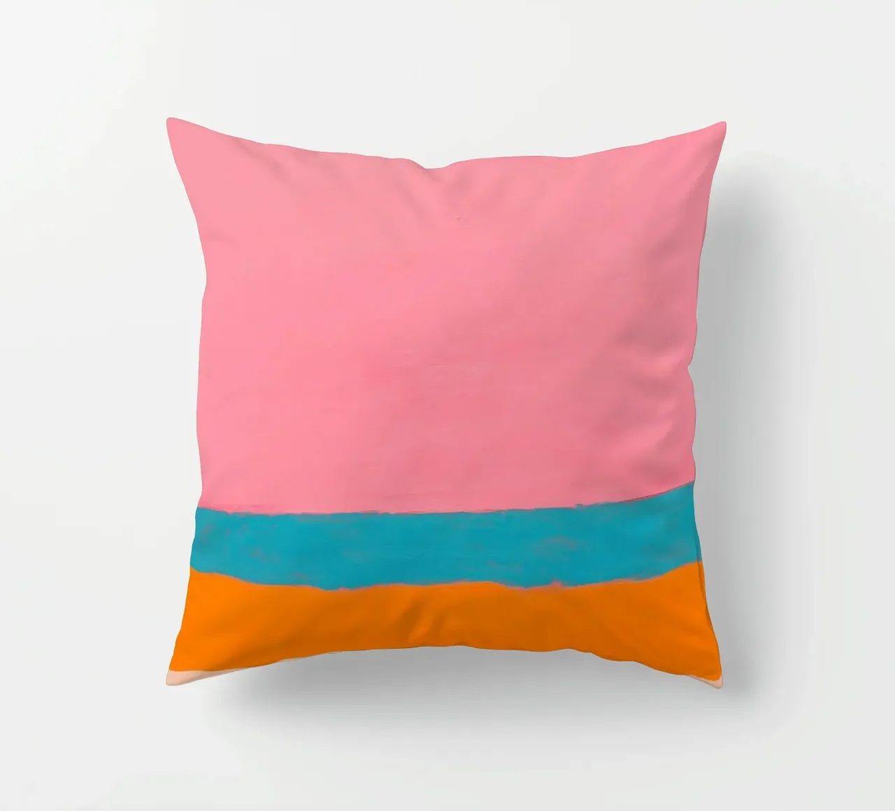 Linee minimaliste su rosa cuscino da Euphoria Theresa