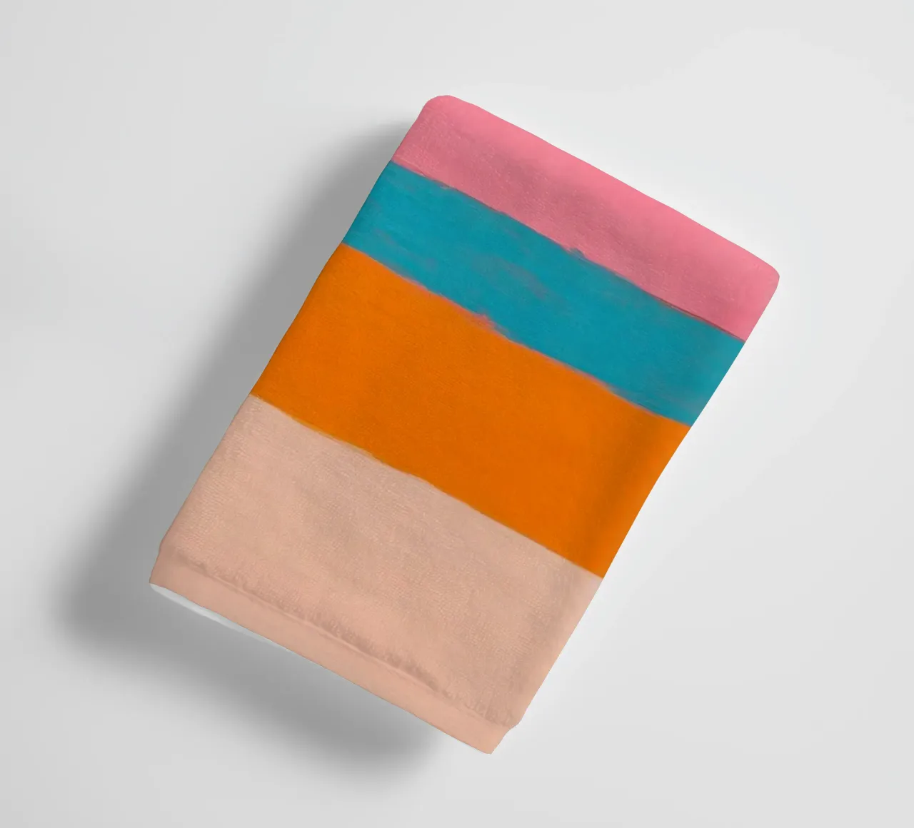 Linee minimaliste su rosa asciugamano da bagno da Euphoria Theresa