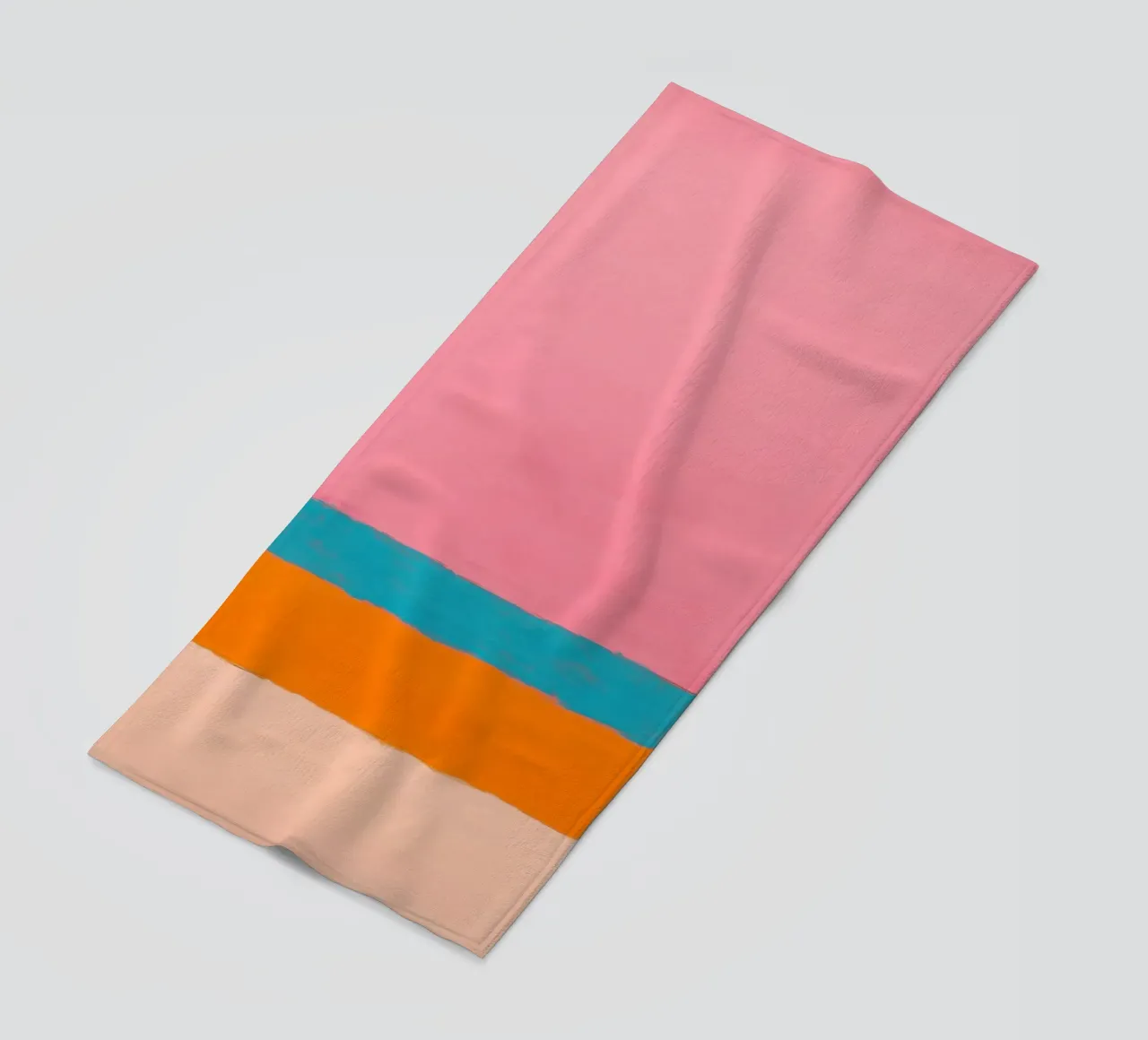 Linee minimaliste su rosa telo mare da Euphoria Theresa