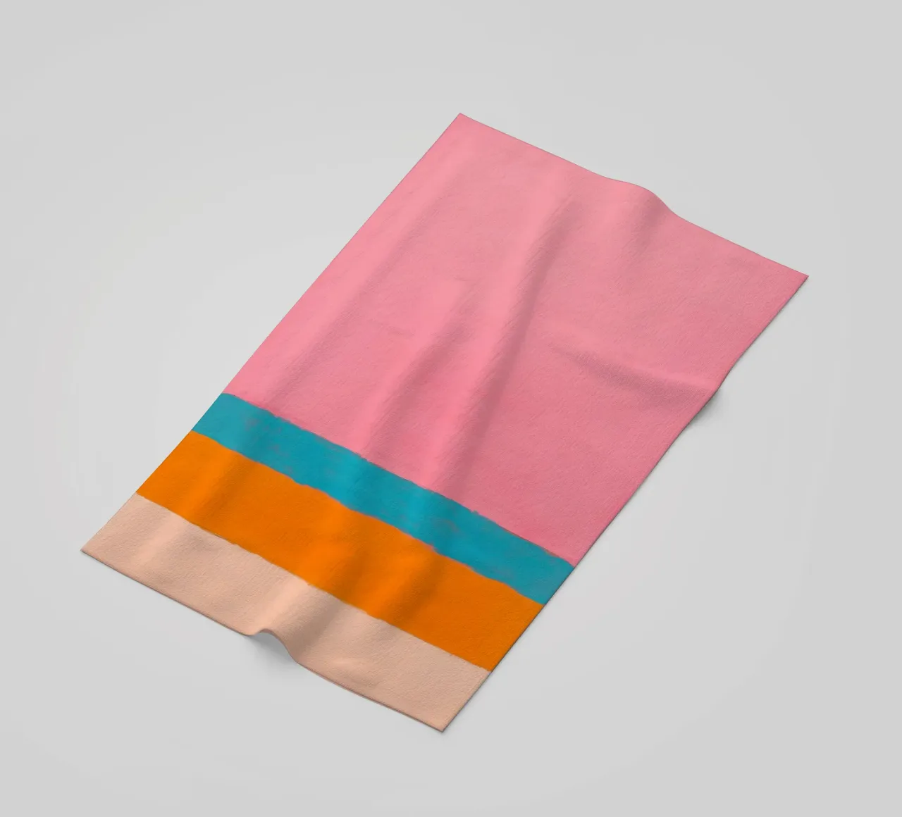 Linee minimaliste su rosa telo mare da Euphoria Theresa