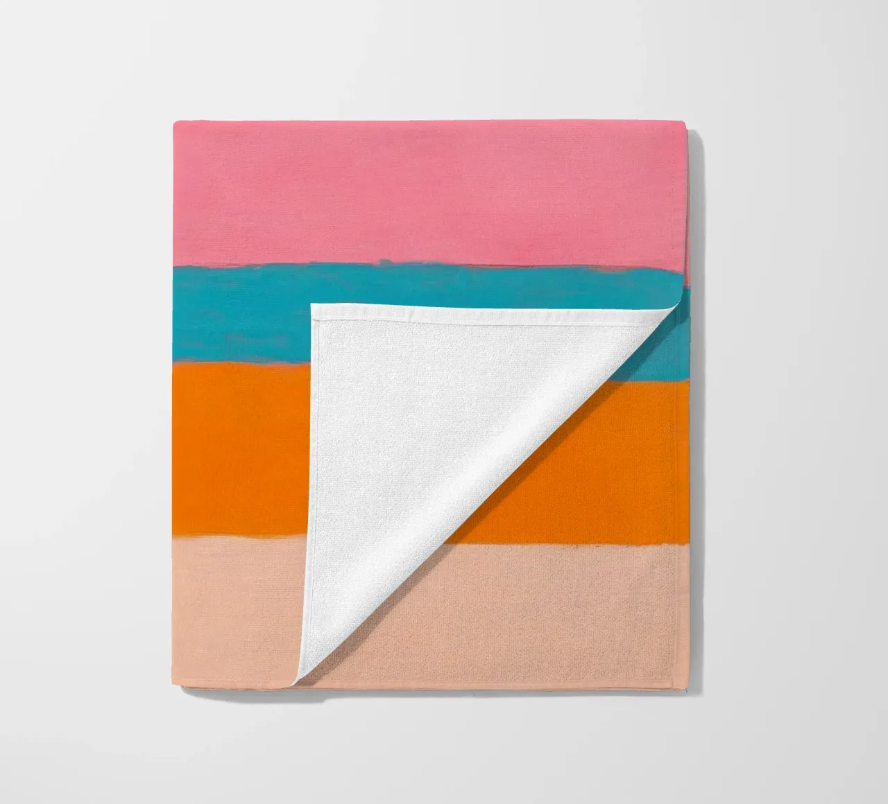 Linee minimaliste su rosa telo mare da Euphoria Theresa