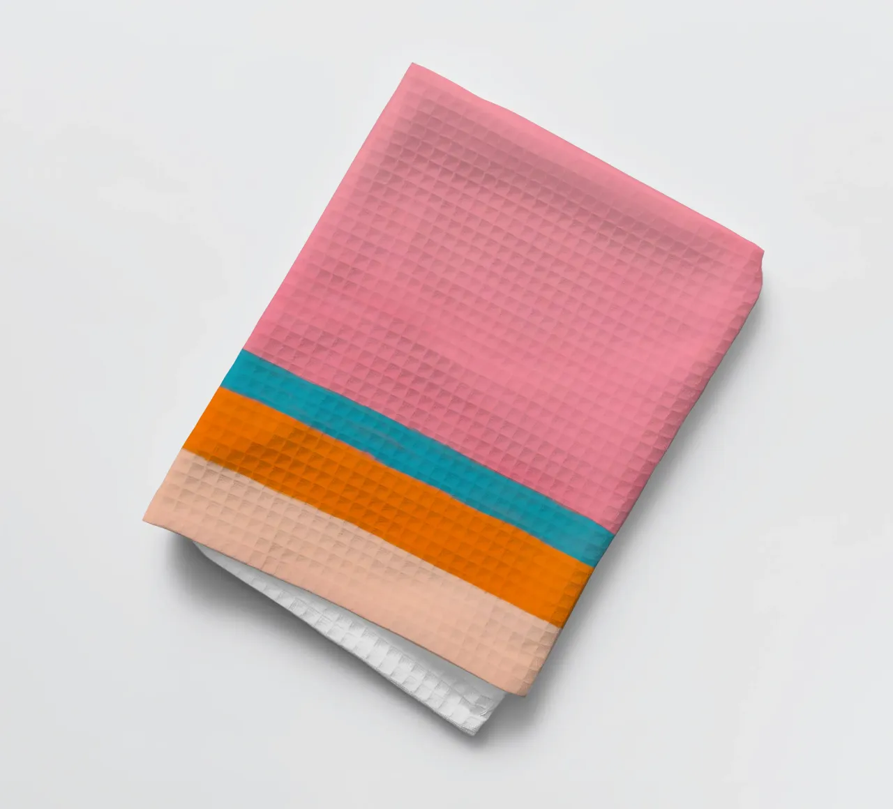 Linee minimaliste su rosa canovaccio da cucina da Euphoria Theresa