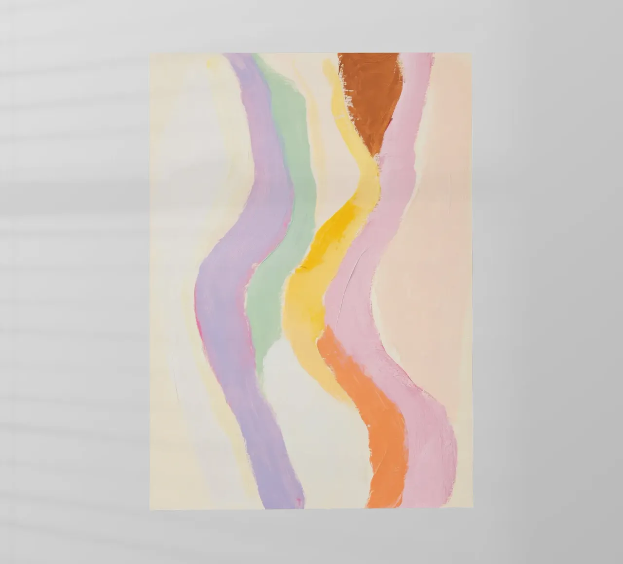 Forme fluide in colori pastello pellicola backlit da Euphoria Theresa