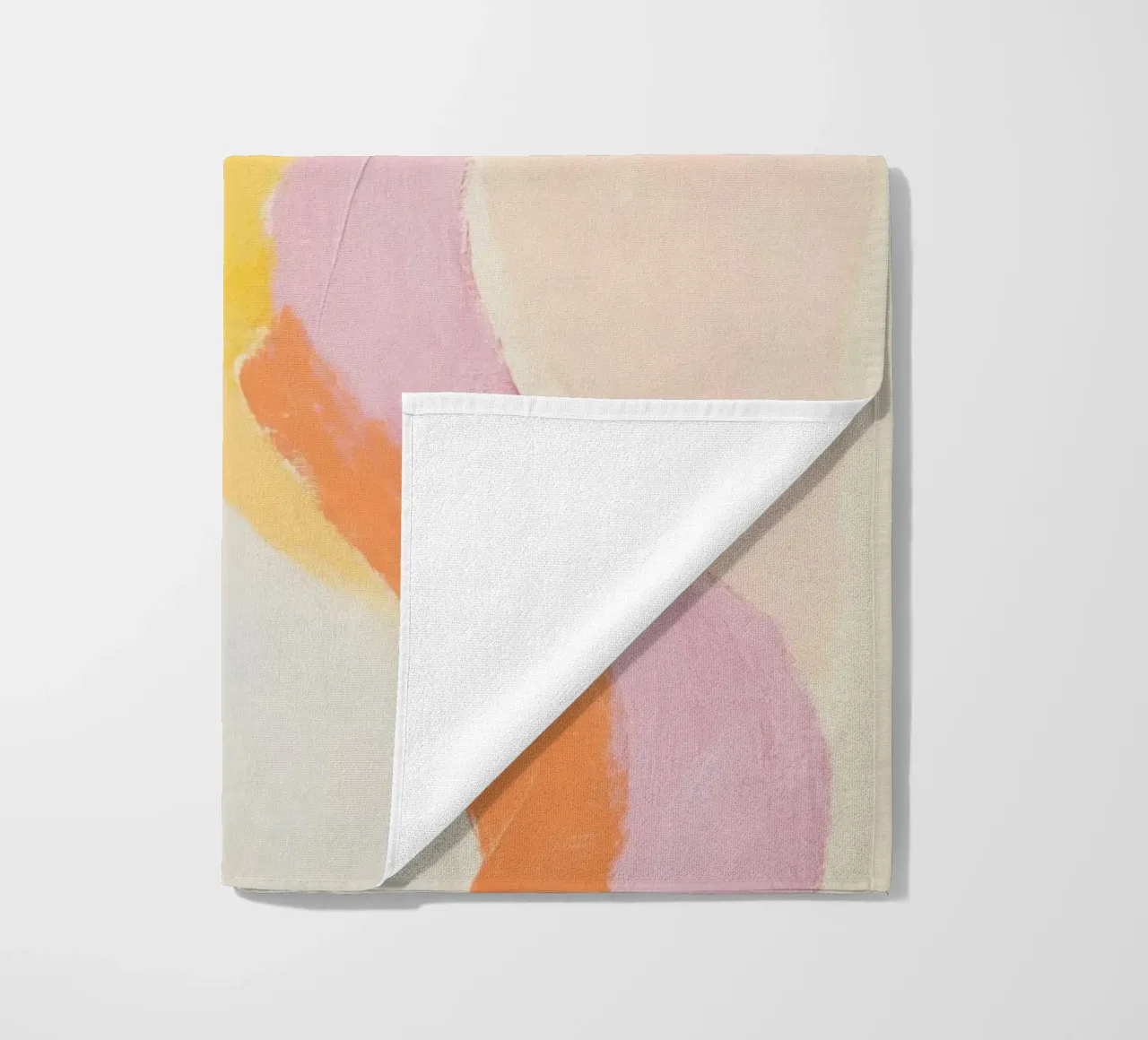 Forme fluide in colori pastello telo mare da Euphoria Theresa