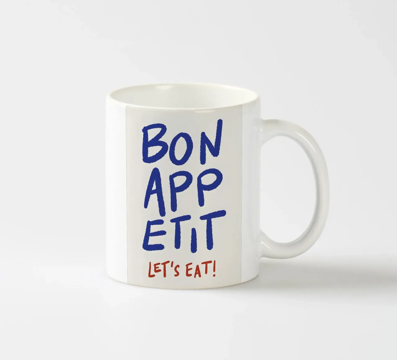 Bon Appétit' tazza in ceramica da Type & Tape