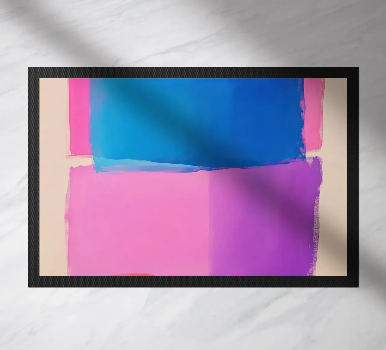 Quadrati colorati su bianco zerbino da Euphoria Theresa