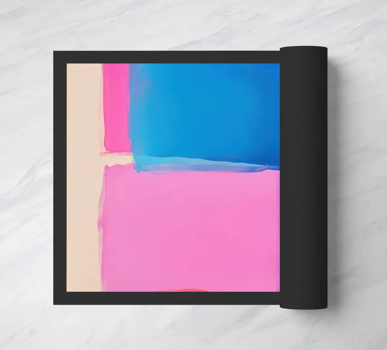 Quadrati colorati su bianco zerbino da Euphoria Theresa