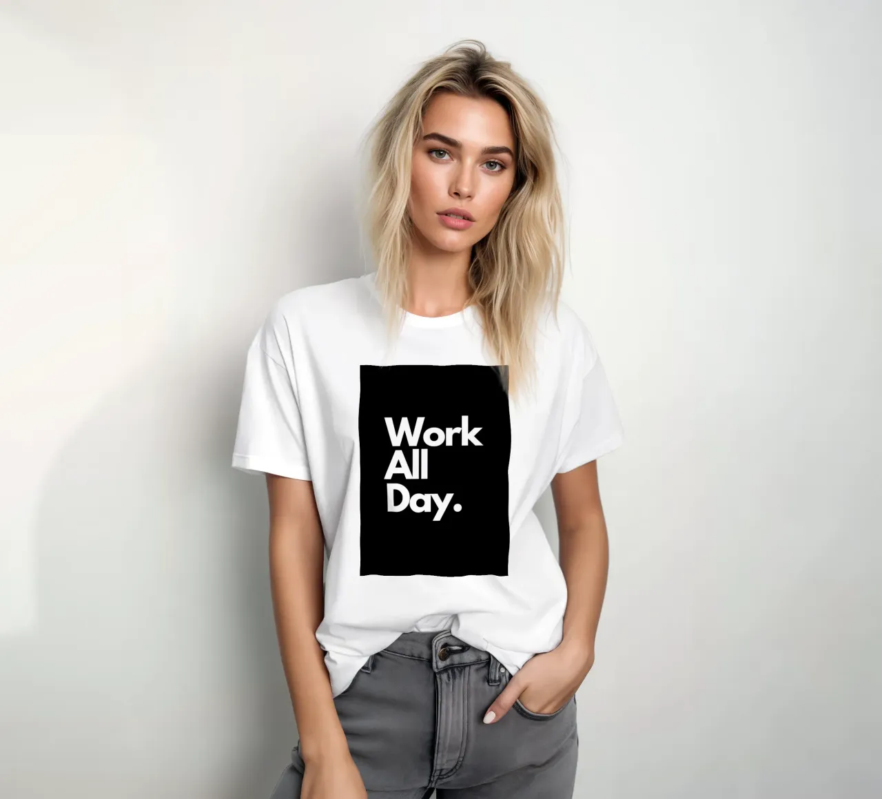 Work All Day t-shirt da Type & Tape