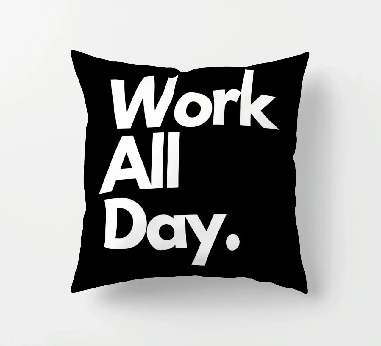 Work All Day cuscino da Type & Tape