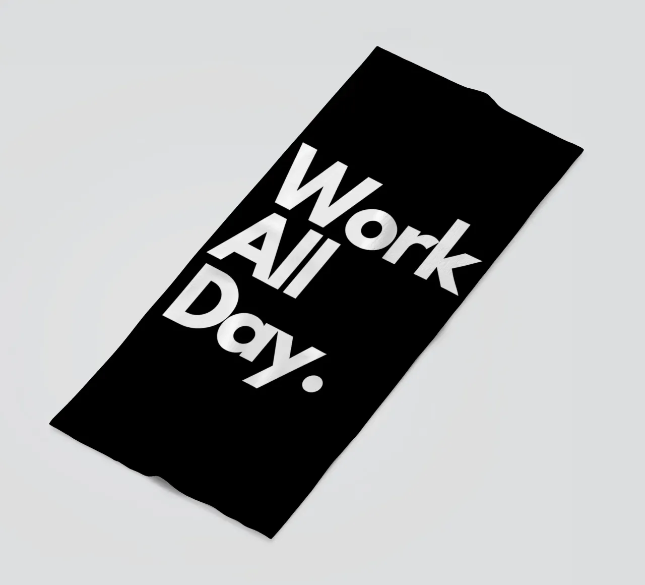 Work All Day telo mare da Type & Tape