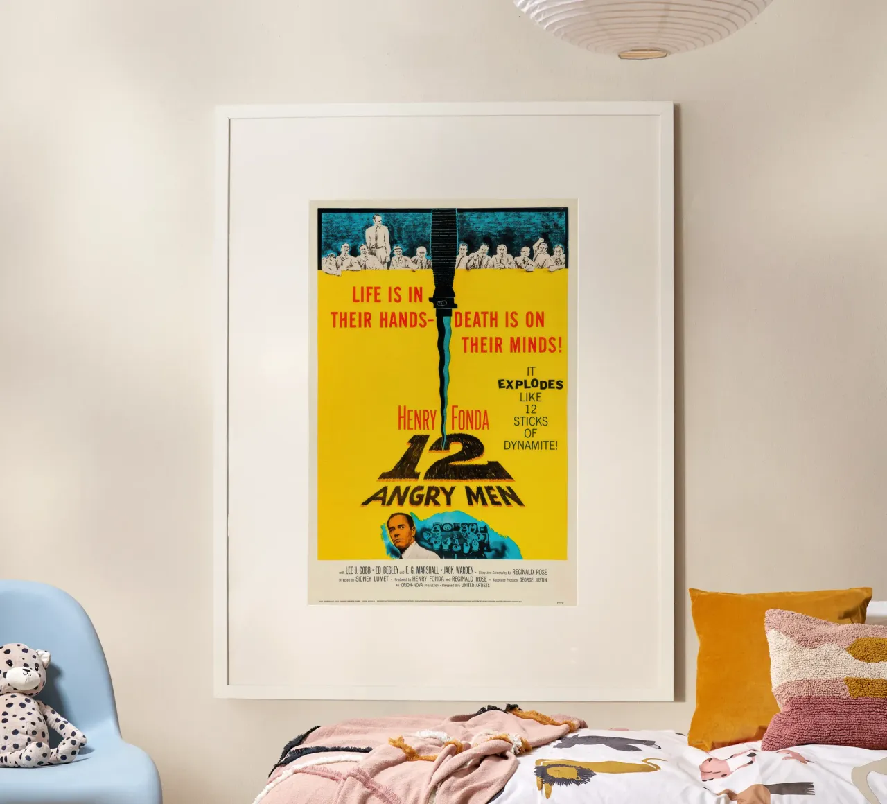 12 uomini arrabbiati ll poster con telaio in alluminio da Melissa