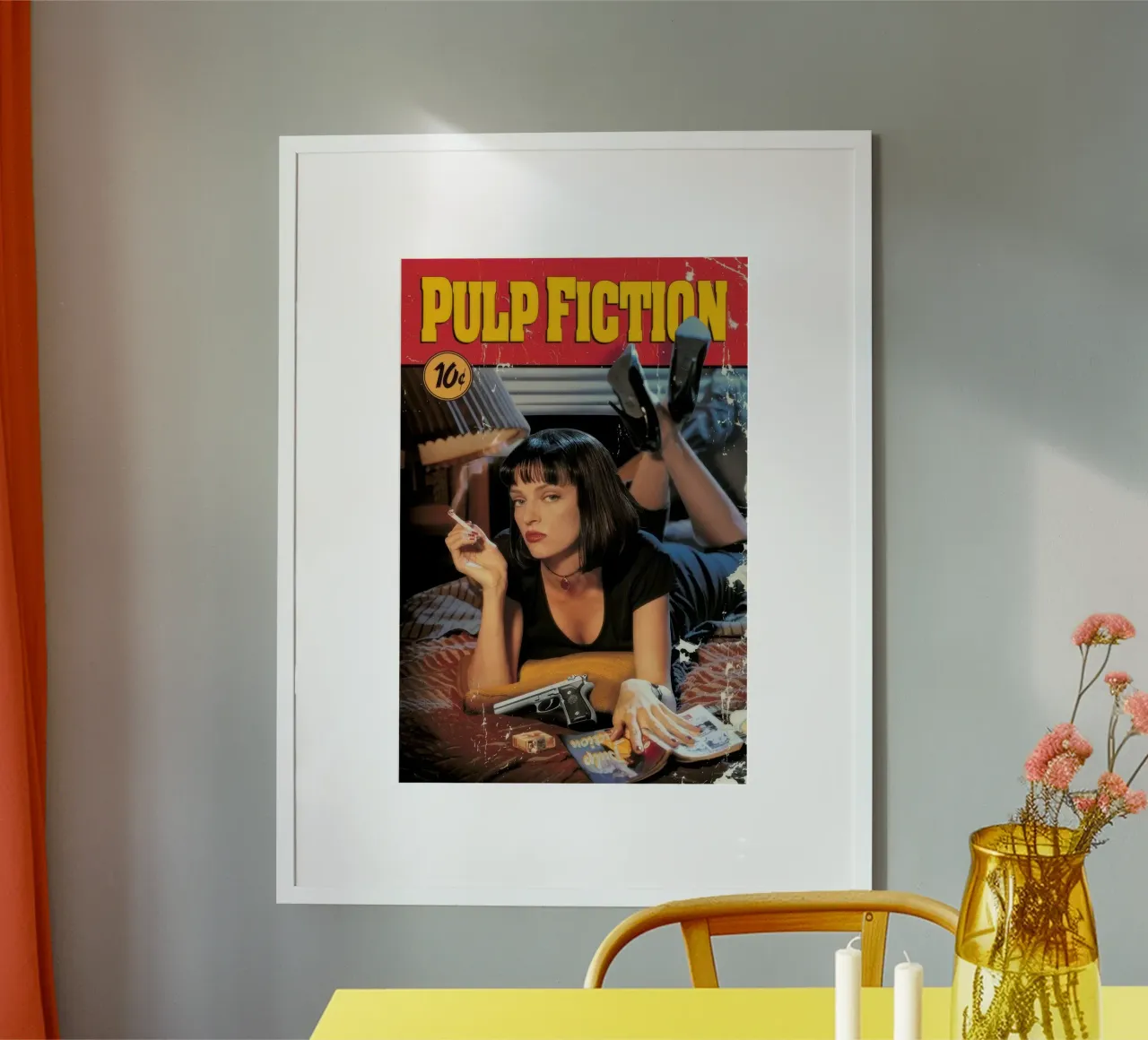 Pulp Fiction (1994) poster con telaio in plastica da Melissa