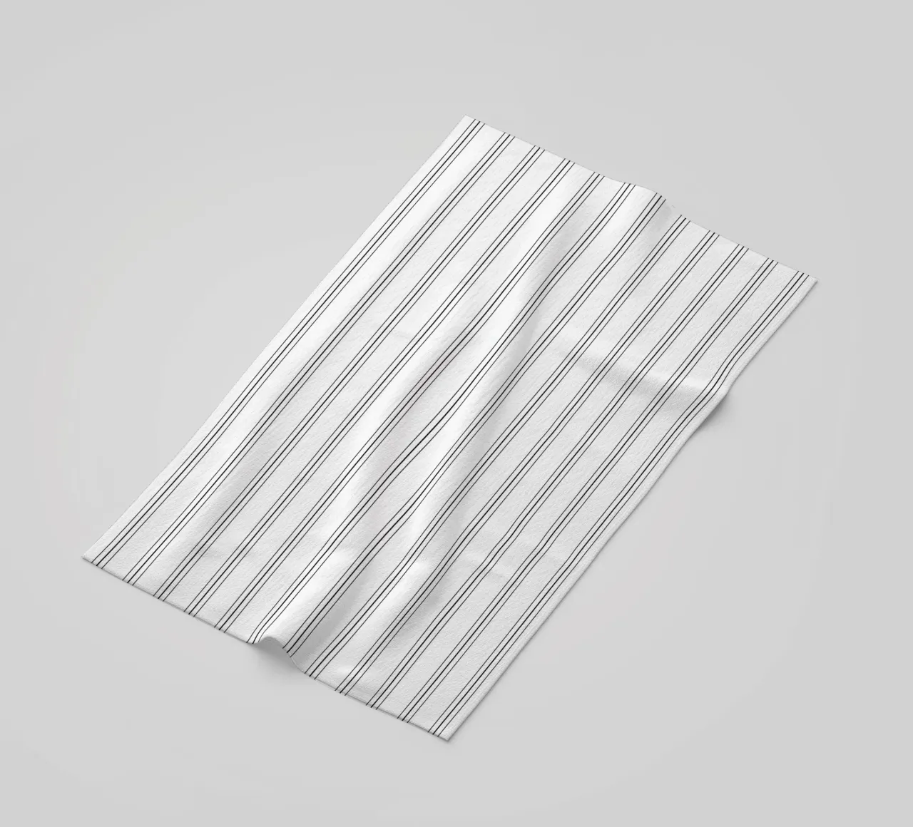 Minimal Classic Scandi a righe miste | Nero su bianco telo mare da Beauty in Simplicity