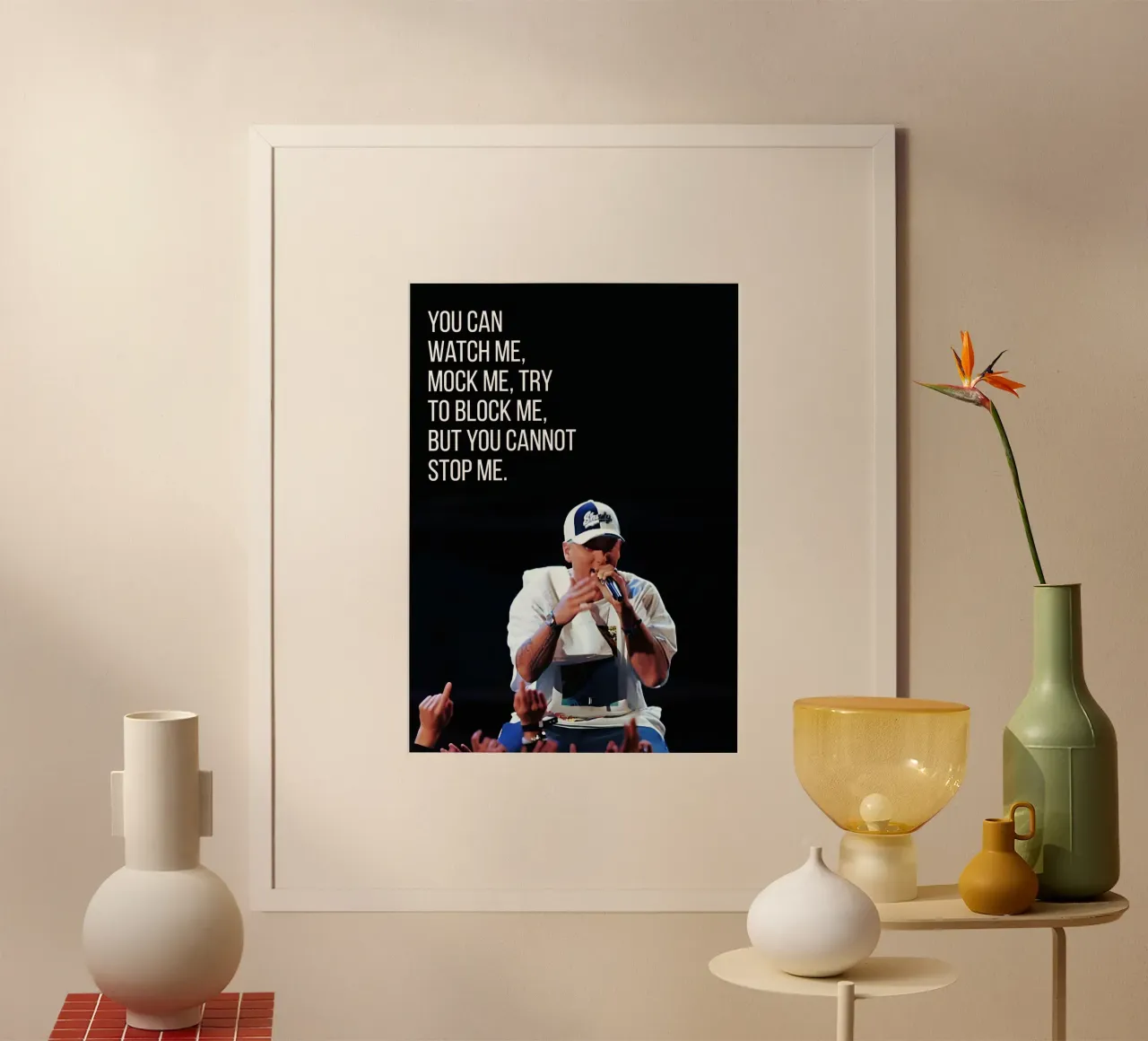 YOU CAN WATCH ME poster da Type & Tape