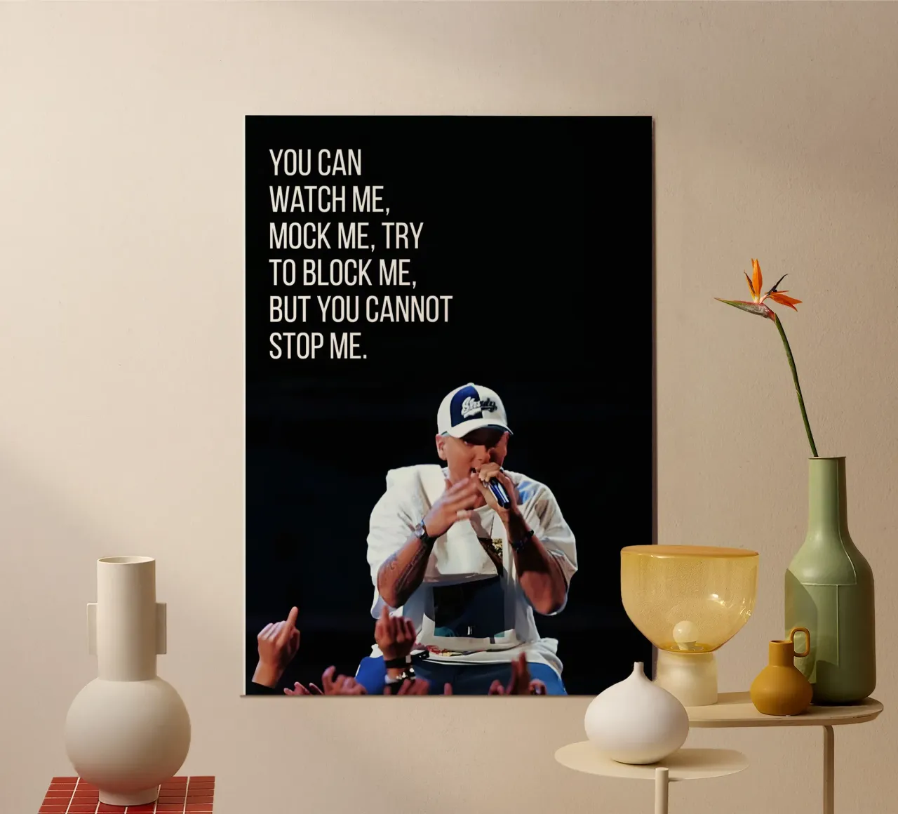 YOU CAN WATCH ME poster da Type & Tape