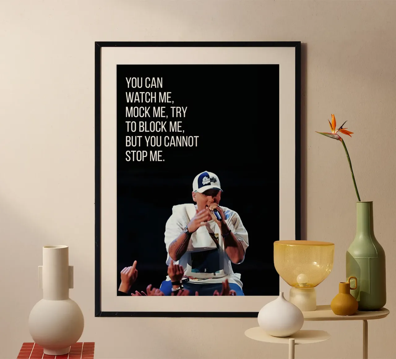 YOU CAN WATCH ME poster da Type & Tape