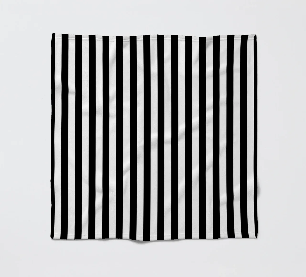 Minimal Basic Bold Stripes 1 | Nero su bianco coperta in pile da Beauty in Simplicity
