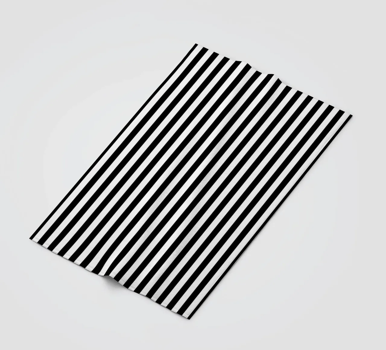 Minimal Basic Bold Stripes 1 | Nero su bianco coperta in pile da Beauty in Simplicity