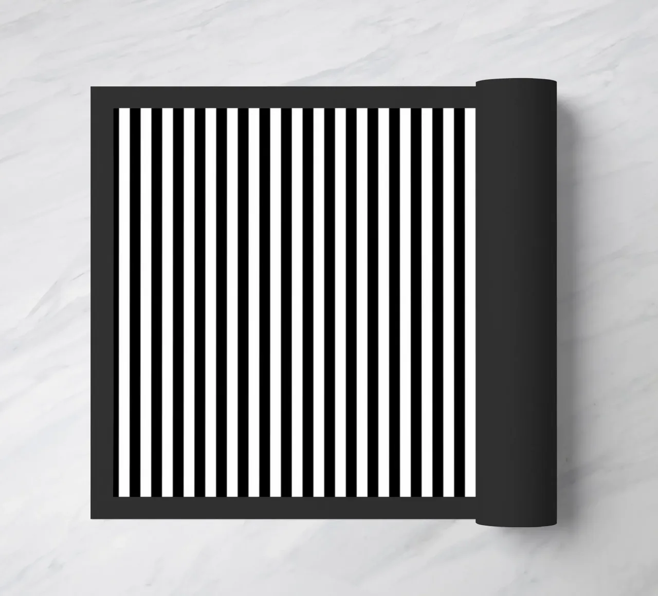 Minimal Basic Bold Stripes 2 | Nero su bianco zerbino da Beauty in Simplicity